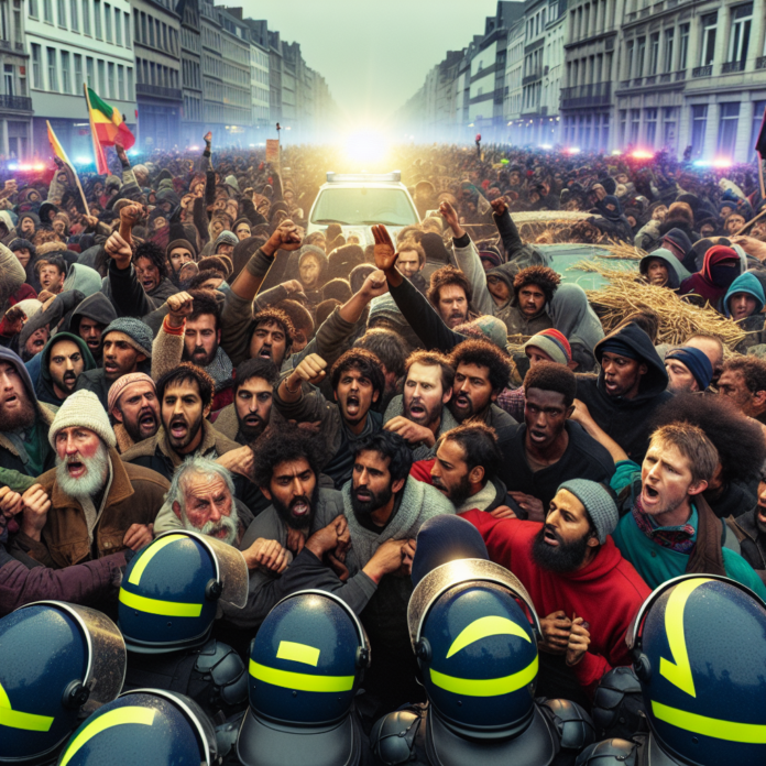 Scontri tra Polizia e agricoltori in protesta a Bruxelles | video