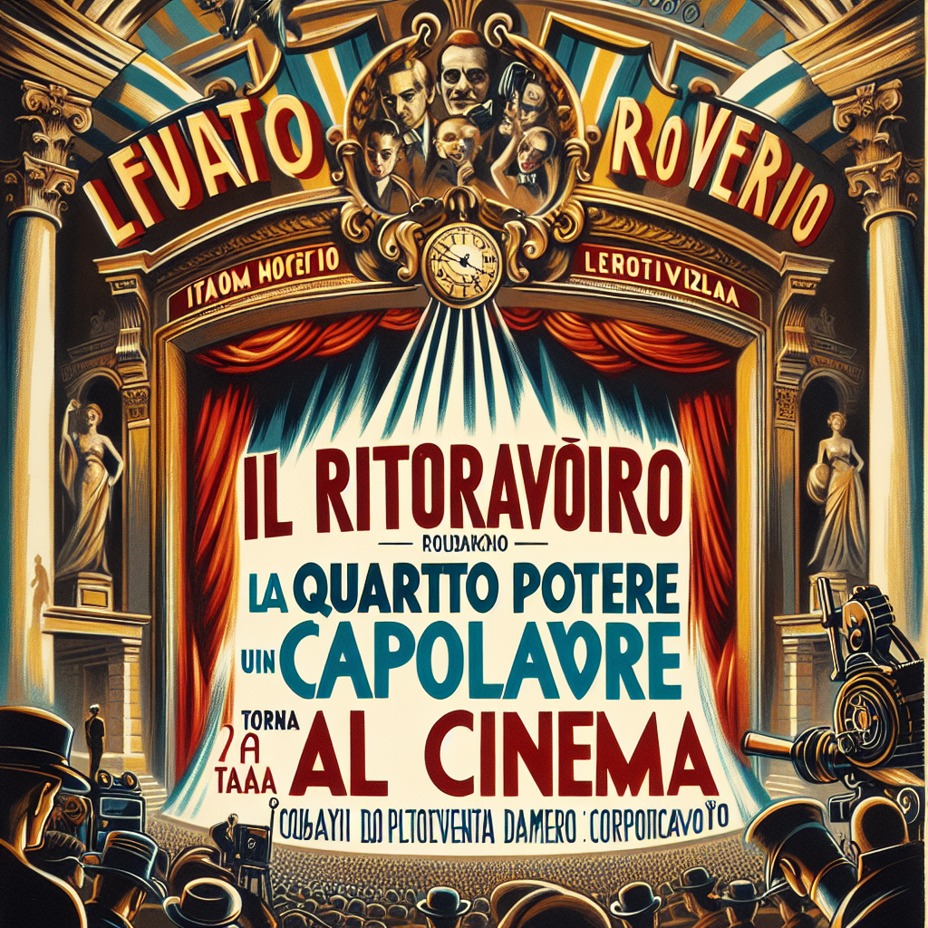 “Il Ritorno di un Capolavoro: Quarto Potere Torna al Cinema”