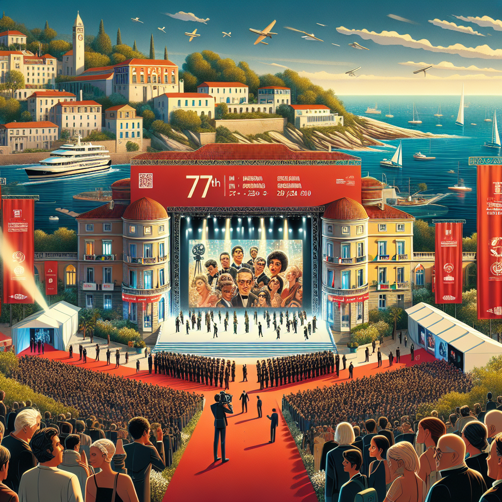 Festival del cinema di Cannes: la 77ª edizione del festival è in programma dal 17 al 28 maggio 2024, con una selezione di film provenienti da tutto il mondo.