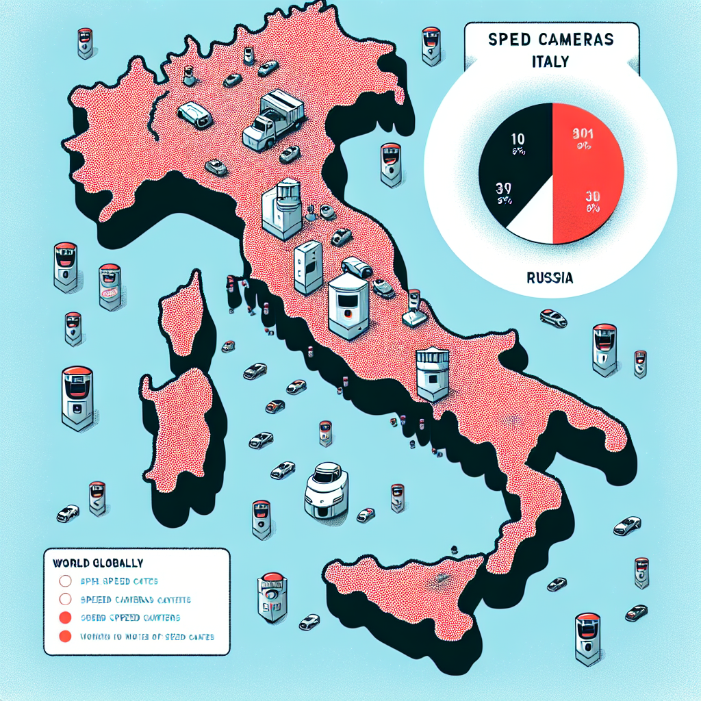 In Italia il 10% dei autovelox mondiali, superata solo dalla Russia
