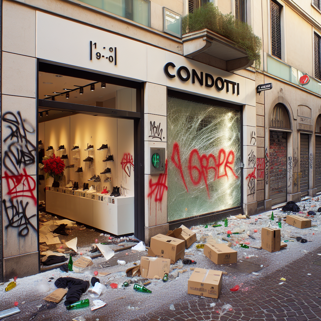 Vandalismo nelle vie di Condotti: negozi presi di mira dalla nuova generazione